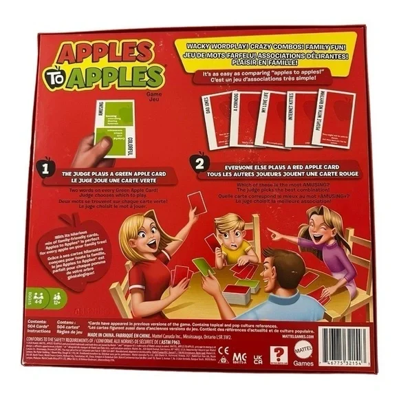 Apples To Apples Card Game - Picture 2 of 6